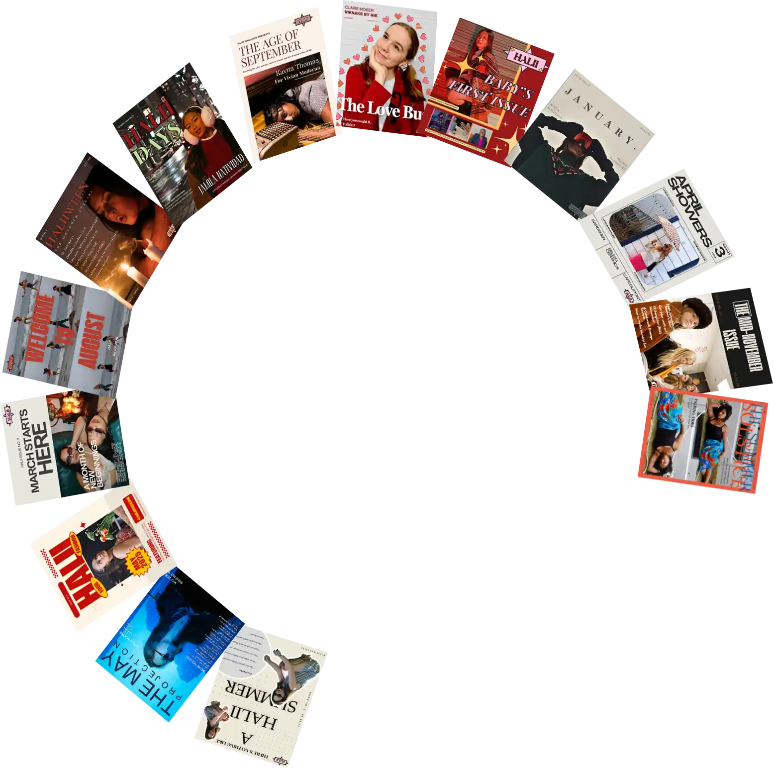 Halii Magazine covers